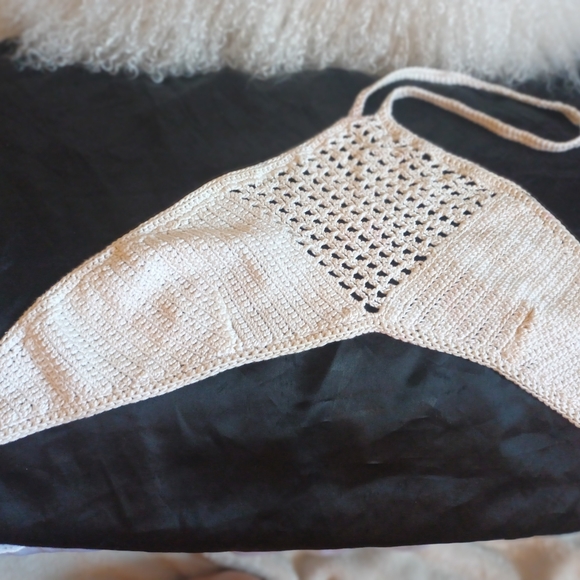 GUCCI Crochet Vintage Halter Top Sz Small - Picture 16 of 16